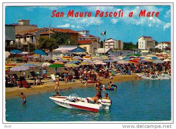 S. MAURO PASCOLI A MARE  ( FORLI - CESENA ) -VITA DI SPIAGGIA - Cesena