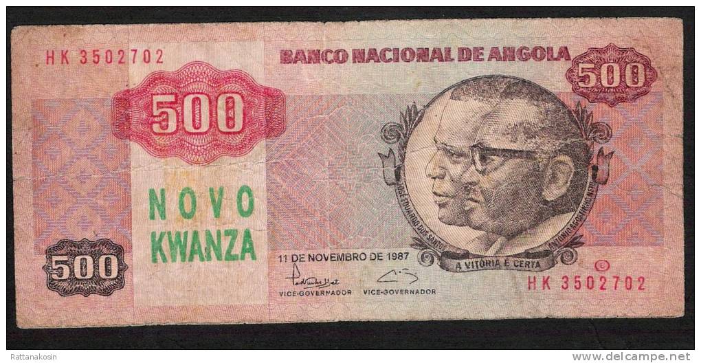 ANGOLA 123   NOVO  KWANZA   1987   UNC. - Angola