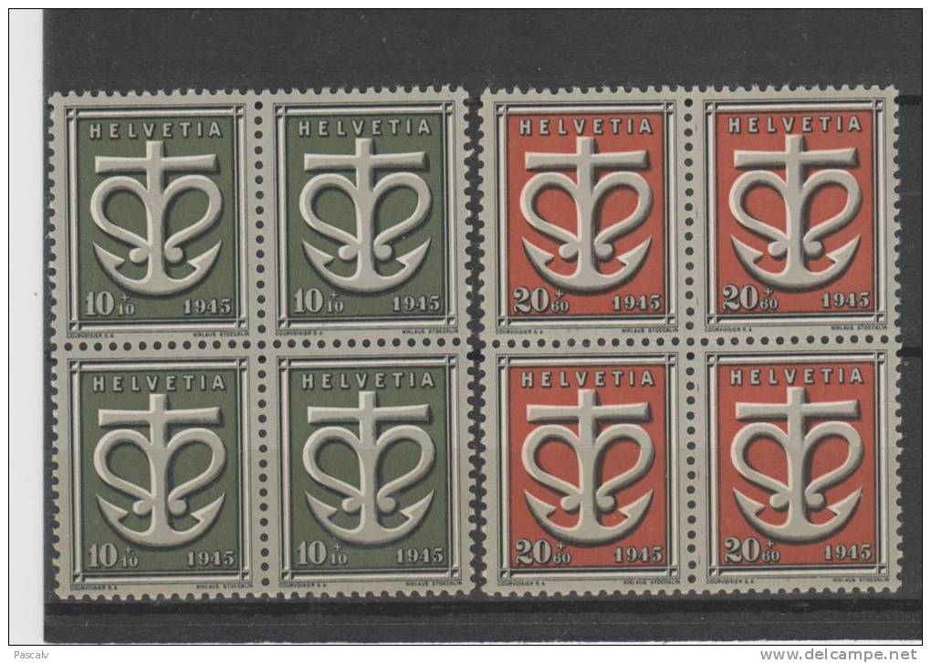 Yvert 403 / 404 ** Neuf Sans Charnière MNHbloc De 4 - Unused Stamps