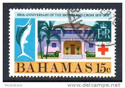 Bahamas QEII 1970 Red Cross 15c Value, Fine Used - 1963-1973 Autonomía Interna