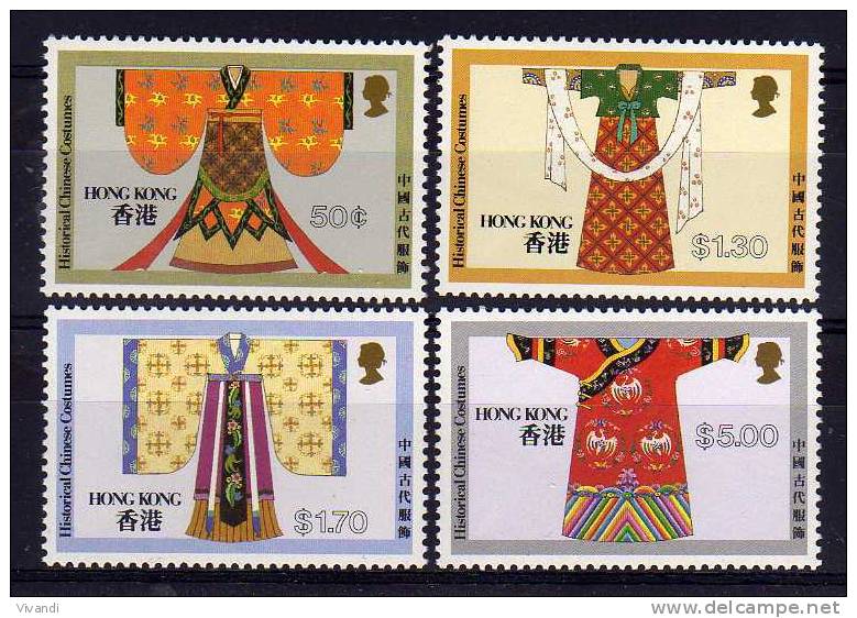 Hong Kong - 1987 - Historical Chinese Costumes - MNH - Neufs