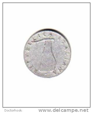 ITALY    5  LIRE  1954  (KM # 92) - 5 Liras