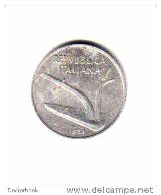 ITALY    10  LIRE  1951  (KM # 93) - 10 Liras