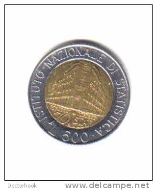 ITALY    500  LIRE  1996  (KM # 181) - 500 Lire