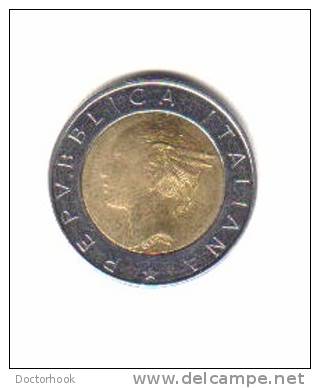 ITALY    500  LIRE  1997  (KM # 187) - 500 Liras