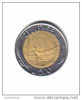 ITALY    500  LIRE  1999 (KM # 203) - 500 Liras