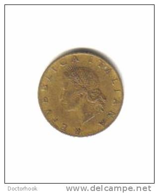 ITALY    20  LIRE  1958  (KM # 97.1) - 20 Lire