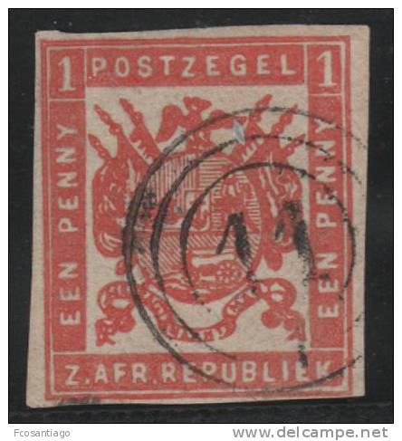 TRANSVAAL 1870/909 - Yvert #9 - VFU - Transvaal (1870-1909)