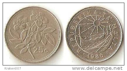 Malta  25 Cents 1986 - Malte