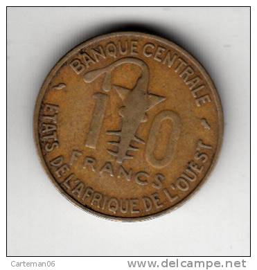 Pièce - Banque Centrale Des Etats De L´Afrique De L´Ouest - 10 Francs - 1967 - Autres – Afrique