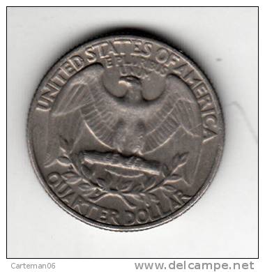 Pièce - Etats Unis - Quarter Dollar - 1968 - 1932-1998: Washington