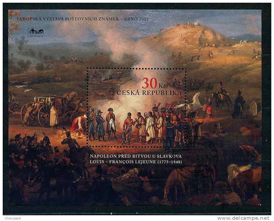 Lot 221 - B 11 - Rep. Tchèque - Bloc Année 2005 - Napoléon. Tabbleau - Blocs-feuillets