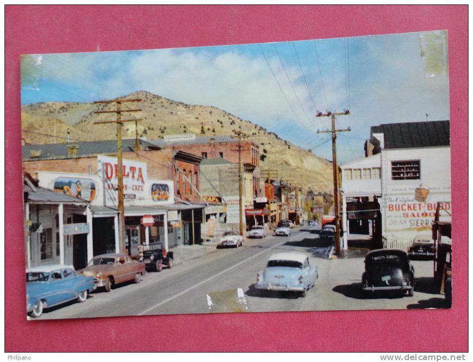 - Nevada > Virginia City-- Street View With  Classic Autos     Scotch Tape Top Corners              Ref 880 - Andere & Zonder Classificatie