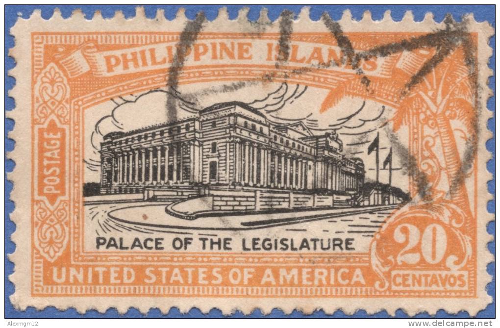 Philippines, 20 C. 1926, Sc # 323, Mi # 309, Used - Philippines