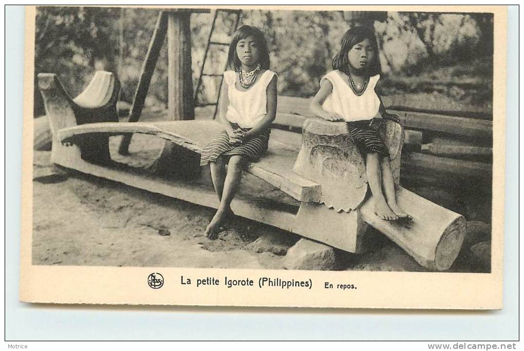 MISSIONS DE SCHEUT  - La Petite Igorotte, En Repos. - Philippines