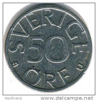 Sweden - 50  Öre - 1980 - KM 855 - Vz - Sweden