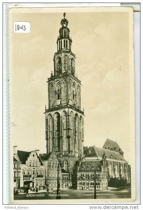 GRONINGEN * ANSICHTKAART * CPA * (1843) MARTINITOREN - Groningen