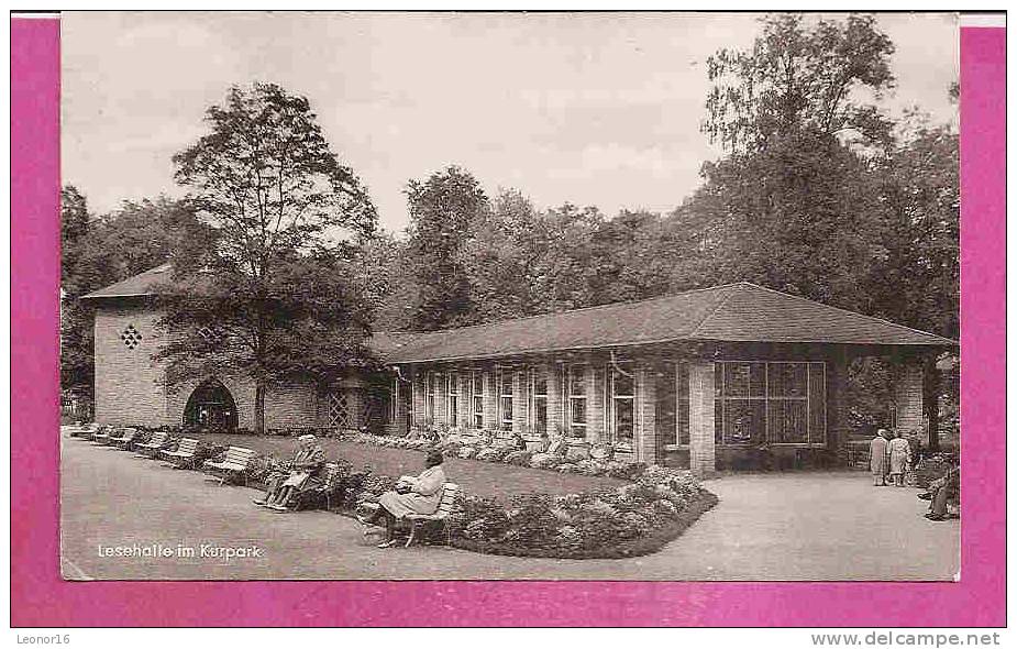 BAD ORB  -     ** LESEHALLE IM KURPARK ** -  Verlag  E.W.S. Aus Schwalbach     N°324 - Bad Orb