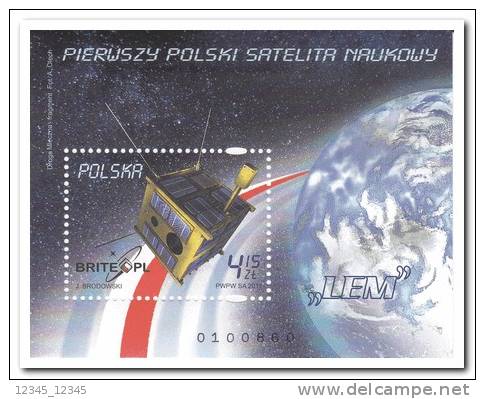 Polen 2011 Postfris MNH The First Polish Scientific Satellite - Ungebraucht