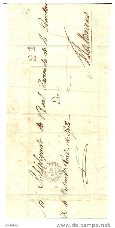 España. Prefilatelia.  Habana - ...-1850 Prephilately