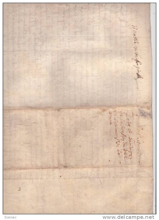 Parchemin, 1604, Pont-Authou, Pont-Audemer, Cormeilles, Chapelle-Bayvel, Partage En 3 Lots ( Free Shipping ) - Manuscritos