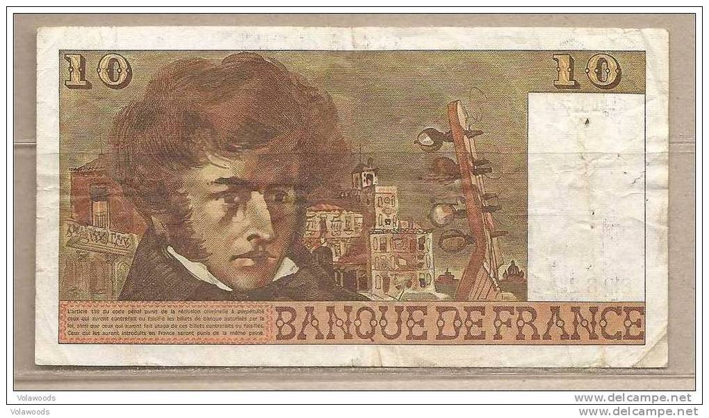 Francia - Banconota Circolata Da 10 Franchi P-150a.7 - 1974 #19 - 10 F 1972-1978 ''Berlioz''