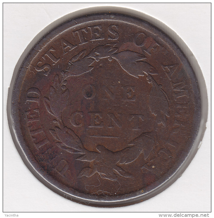 @Y@  USA 1 Large Cent 1817 Coronet Head  13 Stars    (2580) - 1816-1839: Coronet Head