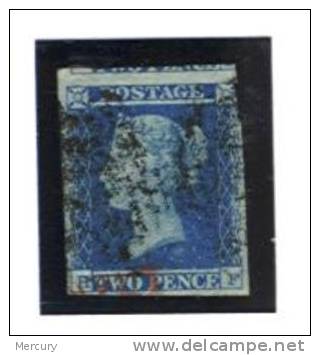 2 P. Avec Ligne Blanche - Used Stamps