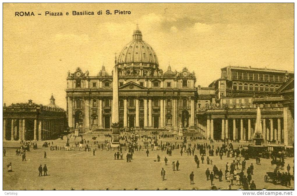 Roma - Piazza E Basilica Di S. Pietro - San Pietro