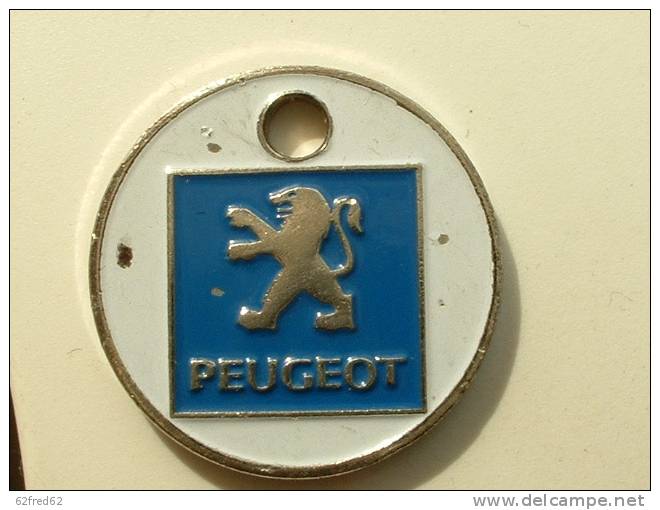 JETTON DE CADDIES - PEUGEOT CHAMPION BEAUNE - BOURGOGNE - Trolley Token/Shopping Trolley Chip