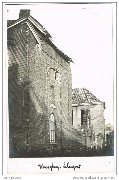 Photo Carte "Wareghem / Waregem - Le Couvent" Ruines - Waregem