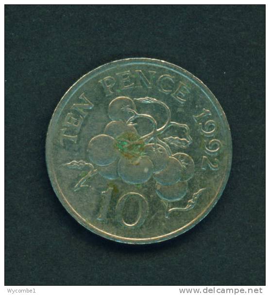 GUERNSEY -  1992 10p Circ. - Guernesey