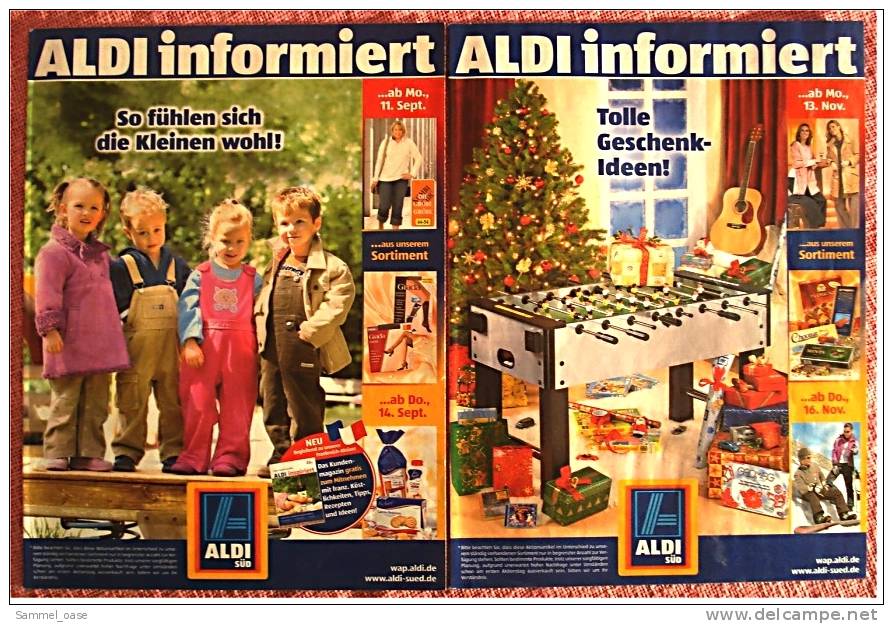 11 X ALDI Informiert 2006 Reklame Prospekte  - Insgesammt  Ca. 200 Seiten - Sonstige & Ohne Zuordnung
