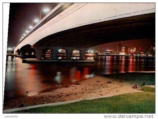600) Australia - WA - Perth Narrow Bridge At Night - Perth
