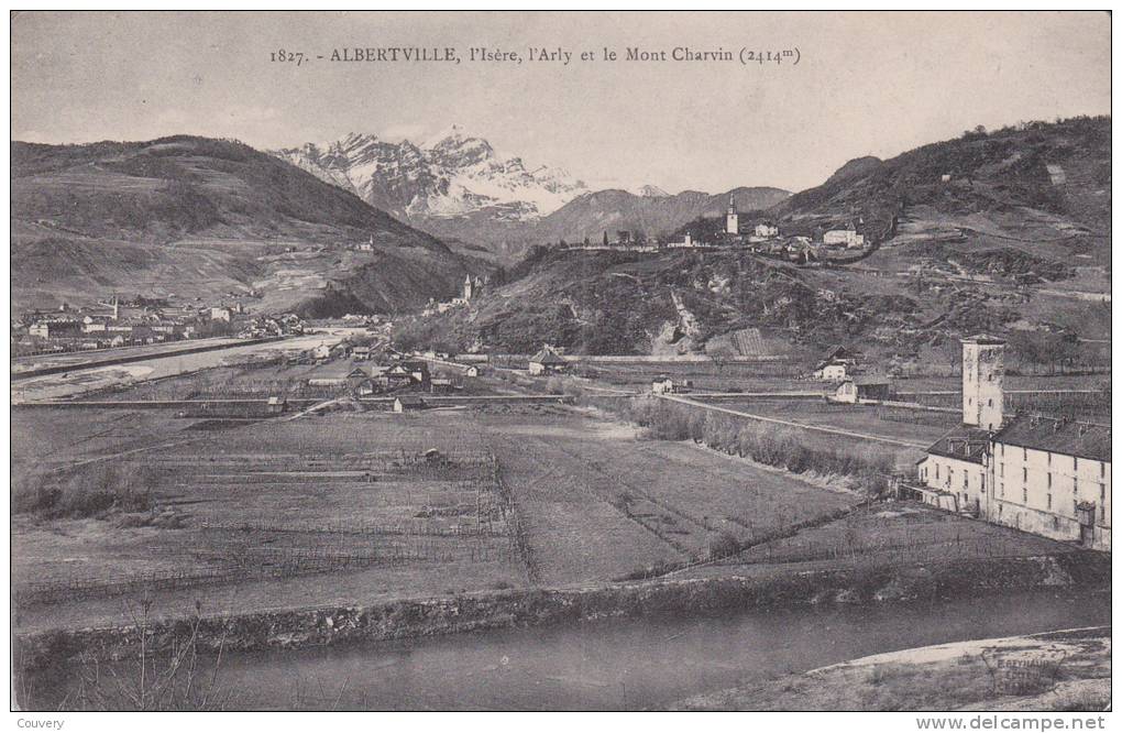 CPA 73 ALBERTVILLE ,l'Isère,l'Arly Et Le Mont CHARVIN. - Albertville