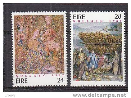 Q0926 - IRLANDE IRELAND Yv N°640/41 ** NOEL - Unused Stamps