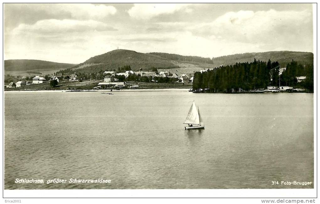 Schluchsee. Grobter Schwarzwaldsee. - Schluchsee