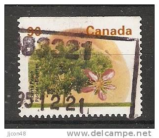 Canada  1995  Definitives Trees: Elberta Peach  (o) P.13.25 X 13 - Postzegels