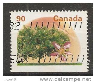 Canada  1995  Definitives Trees: Elberta Peach  (o) P.14.5 X 14 - Single Stamps