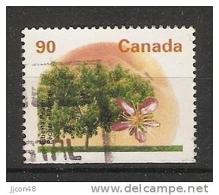 Canada  1995  Definitives Trees: Elberta Peach  (o) P.14.5 X 14 - Single Stamps