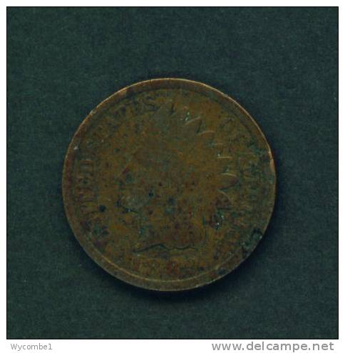 USA - 1889 1c Circ. (damaged) - 1859-1909: Indian Head