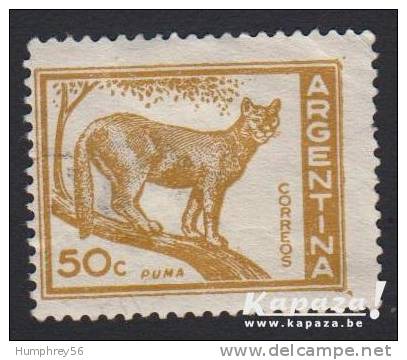 1960 - ARGENTINA - Scott 687 [Puma Concolor (*/MH)] - Neufs