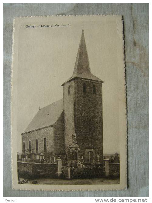 Gouvy  -Eglise Et Le Monument    D101947 - Gouvy