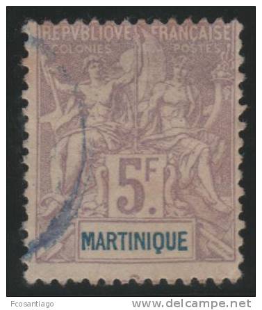 FRANCIA 1899/906 (MARTINICA) - Yvert #51 - VFU - Otros & Sin Clasificación