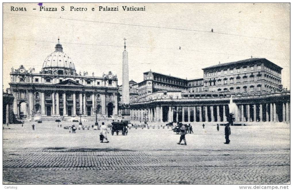 Roma - Piazza S. Pietro E Palazzi Vaticani - San Pietro