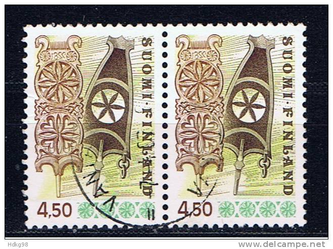 FIN Finnland 1976 Mi 782 (Paar) - Used Stamps