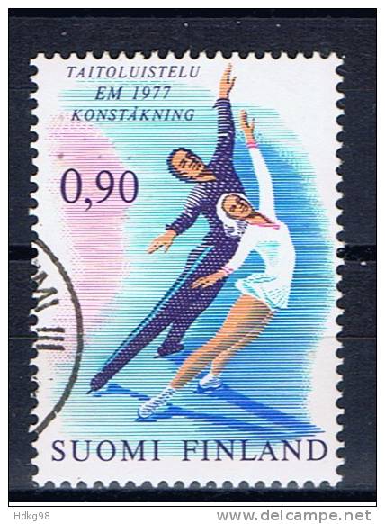 SF+ Finnland 1977 Mi 802 Eislaufen - Used Stamps