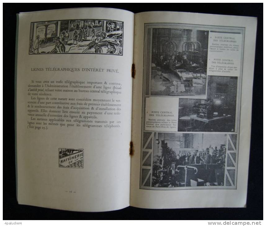 MINISTERE DES POSTES, Télégraphes & Téléphones TELEGRAPHIEZ  1930 Pierre RICHIER - Amministrazioni Postali