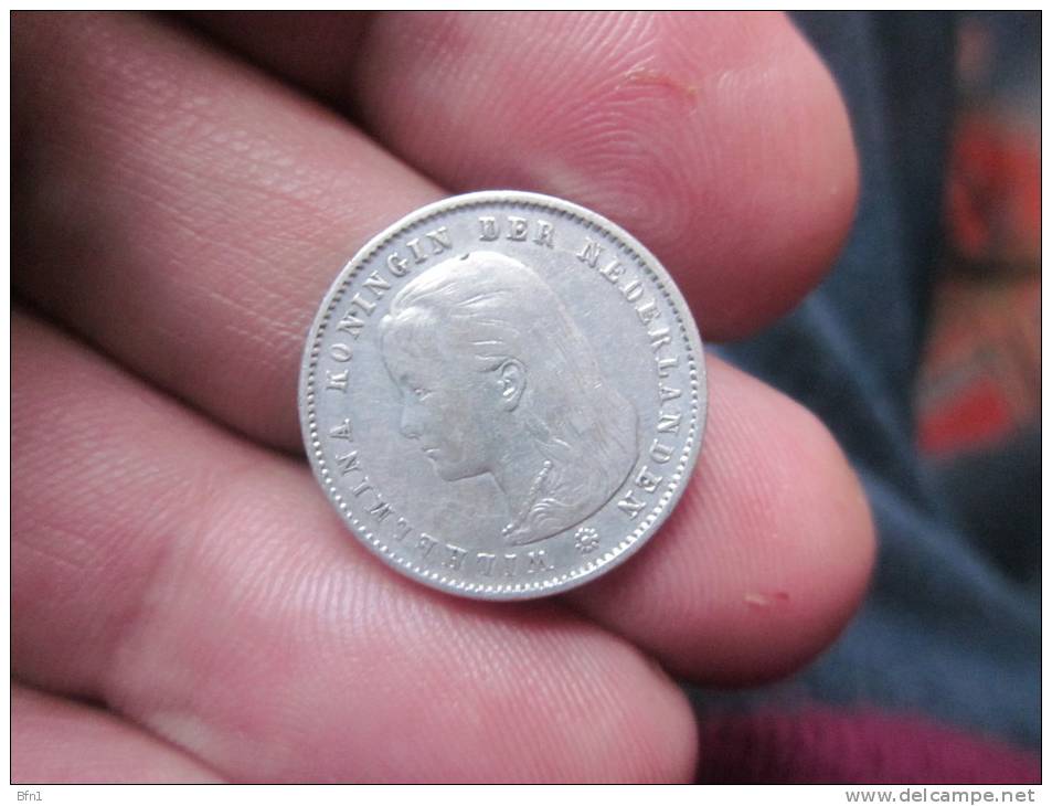 Netherlands - 25 Cent 1894- SPL VOIR PHOTOS - Monnaies D'or Et D'argent
