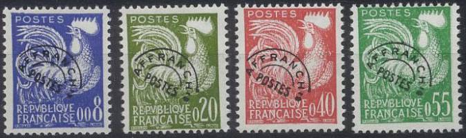 Préoblitérés Preo De 1960 N° 119 à 122  NEUFS **  LUXE - 1953-1960